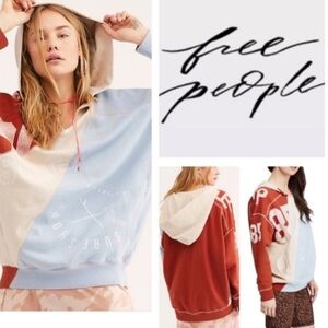 Free People We the Free Beach Break Graphic Hoodie